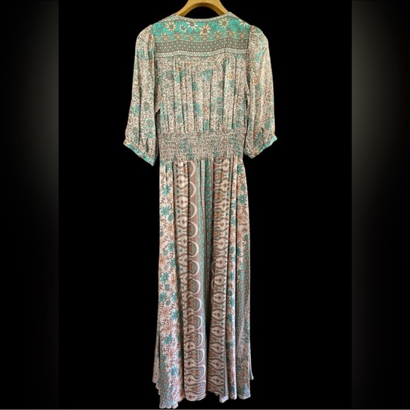 🦄 Spell Boho Blossom Gown in Sage size S - Picture 4 of 10